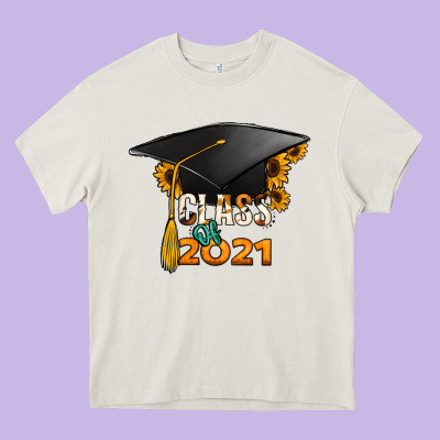 Class Of 2021 Heavy Core Tee Designed By Jasminsmagicworld