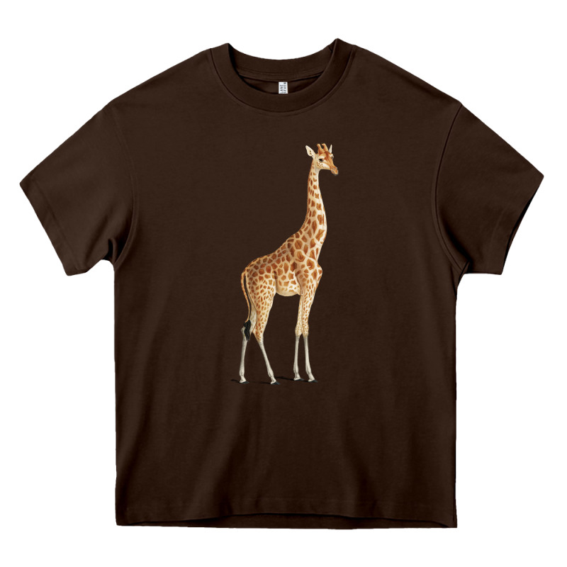 Giraffe Heavy Core Tee by artisFamous | Teevron