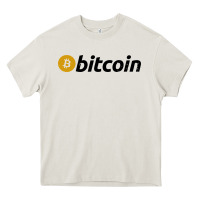 Cream vintage look bitcoin Heavy Core Tee - artisFamous