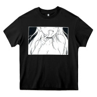 Black anime eyes Heavy Core Tee - artisFamous