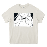 Cream anime eyes Heavy Core Tee - artisFamous