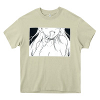 Mossy anime eyes Heavy Core Tee - artisFamous