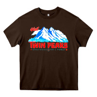 Chocolate Brown visit twin peaks Heavy Core Tee - artisFamous