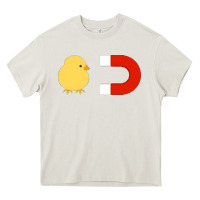 Cream chick magnet Heavy Core Tee - artisFamous