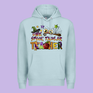 One Spook Tacular Teacher Premium Hoodie Designed By Barkaloodesign