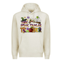 Oatmeal Heather one spook tacular teacher Premium Hoodie - BarkalooDesign