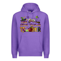 Purple one spook tacular teacher Premium Hoodie - BarkalooDesign