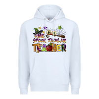 White one spook tacular teacher Premium Hoodie - BarkalooDesign
