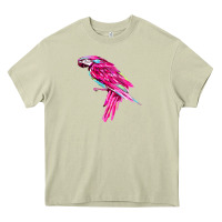 Mossy pink parrot T-shirts Heavy Core Tee - artisFamous