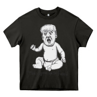 Asphalt baby trump Heavy Core Tee - artisFamous