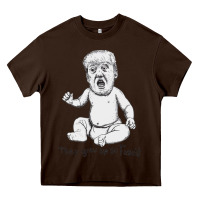 Chocolate Brown baby trump Heavy Core Tee - artisFamous
