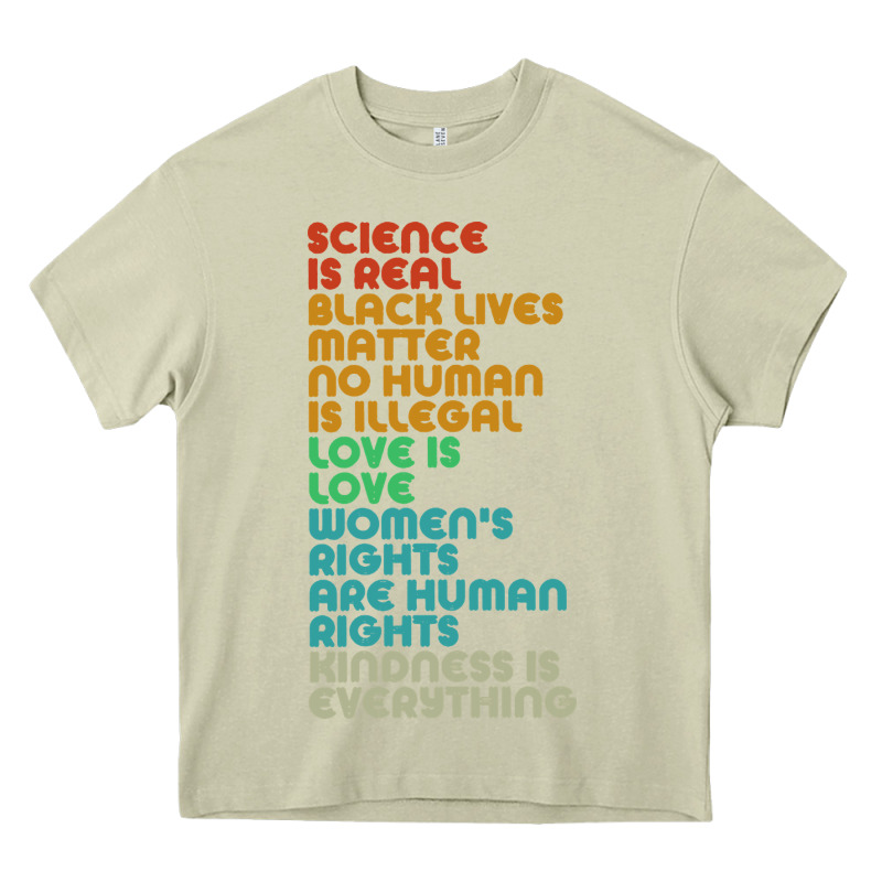 Vintage, Retro Science Is Real, Black Lives Matter Heavy Core Tee by artisFamous | Teevron