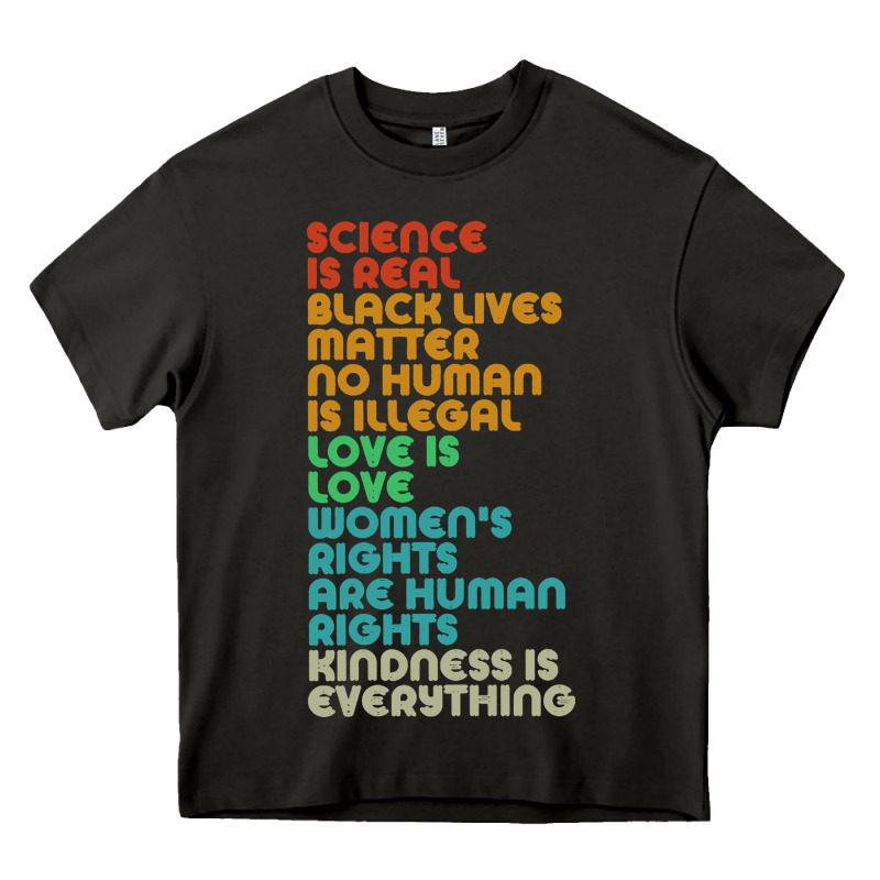 Vintage, Retro Science Is Real, Black Lives Matter Heavy Core Tee by artisFamous | Teevron