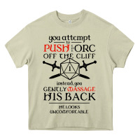 Mossy tabletop rpg d20 orc massage critical failure Heavy Core Tee - artisFamous