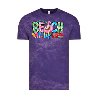 Cloud Purple Besch Life Vintage Tee - CowhideDigitalArt