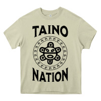 White Taino Nation Coqui Sun Boricua Taino Heavy Core Tee | Teevron