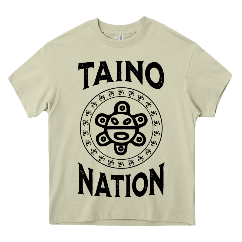 White Taino Nation Coqui Sun Boricua Taino Heavy Core Tee by artisFamous | Teevron