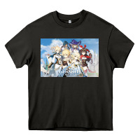 Asphalt Genshin Impact Heavy Core Tee - artisFamous