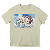 Mossy Genshin Impact Heavy Core Tee - artisFamous
