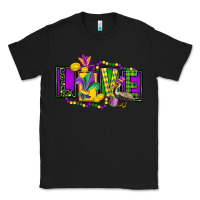 Black mardi gras love Classic Tee - FaDigitalArtStudio