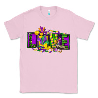 Bubblegum Pink mardi gras love Classic Tee - FaDigitalArtStudio