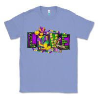 Colony Blue mardi gras love Classic Tee - FaDigitalArtStudio