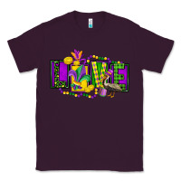 Plum mardi gras love Classic Tee - FaDigitalArtStudio