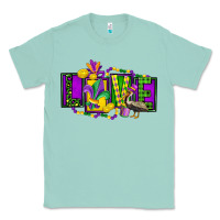 Seafoam mardi gras love Classic Tee - FaDigitalArtStudio
