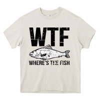 Wtf Where's The Fish Heavy Core Tee | Teevron