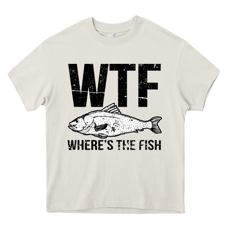 Wtf Where's The Fish Heavy Core Tee by artisFamous | Teevron