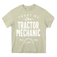 Mossy Tractor Mechanic Gift Funny Job Title Profession Birthday Idea Heavy Core Tee - artisFamous