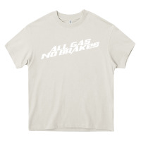Cream all gas no brakes for dark Heavy Core Tee - artisFamous