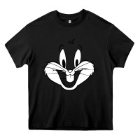 Black bugs bunny Heavy Core Tee - artisFamous