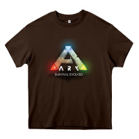Chocolate Brown ARK SURVIVAL EVOLVED GAME PLAY Heavy Core Tee - artisFamous
