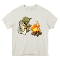 Cream Yoda is warming up Heavy Core Tee - artisFamous