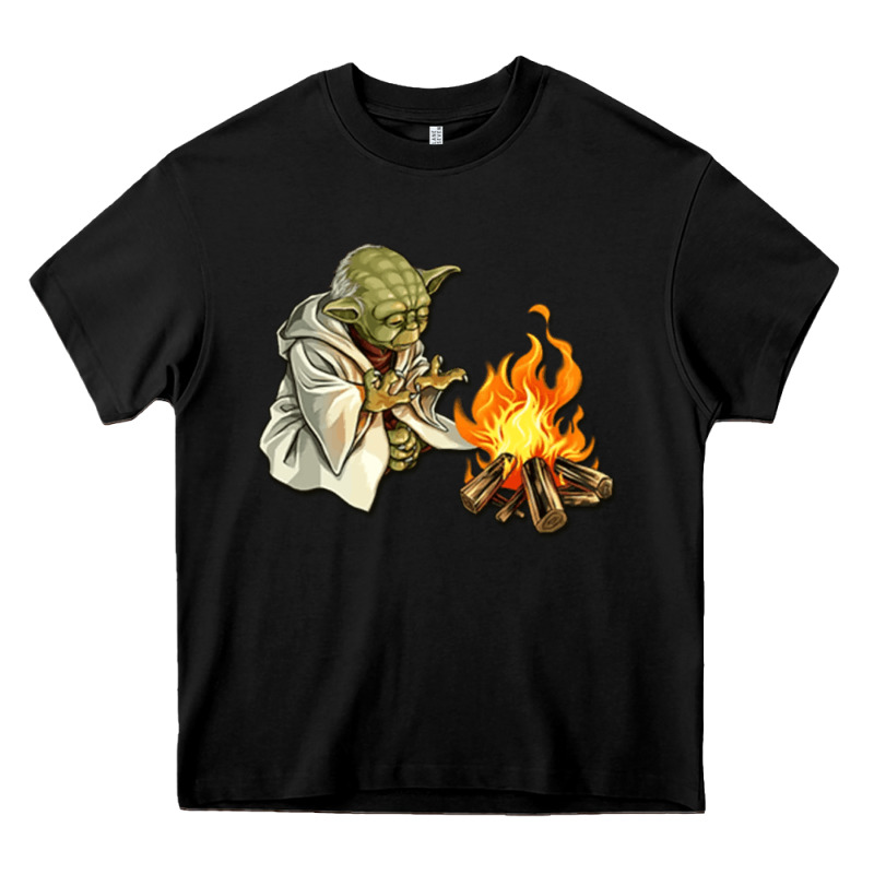 Yoda Is Warming Up Heavy Core Tee by artisFamous | Teevron