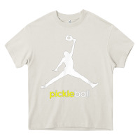 Cream funny pickleball Heavy Core Tee - artisFamous