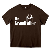 Chocolate Brown the grandfather Heavy Core Tee - artisFamous