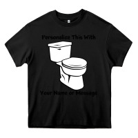 Black toilet Heavy Core Tee - artisFamous