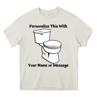 Cream toilet Heavy Core Tee - artisFamous