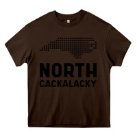 Chocolate Brown North Carolina State North Cackalacky Heavy Core Tee - artisFamous