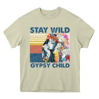 Mossy stay wild gypsy child letter rainbow Heavy Core Tee - artisFamous