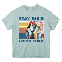 Arona stay wild gypsy child letter rainbow Heavy Core Tee - artisFamous