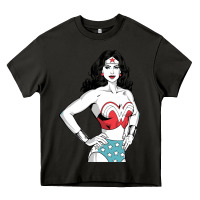 Asphalt wonder woman Heavy Core Tee - artisFamous