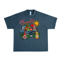 Midnight Navy summer gnomes  truck Urban Heavy Tee - CowhideDigitalArt