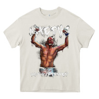 Cream NATE DIAZ Heavy Core Tee - artisFamous