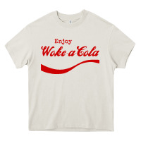 Cream enjoy woke a cola Heavy Core Tee - artisFamous