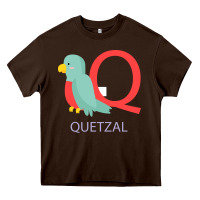 Chocolate Brown Cute Quetzal Kid's Heavy Core Tee - artisFamous