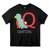 Black Cute Quetzal Kid's Heavy Core Tee - artisFamous