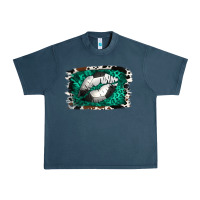 Midnight Navy Soccer Lips Urban Heavy Tee - Jasminsmagicworld